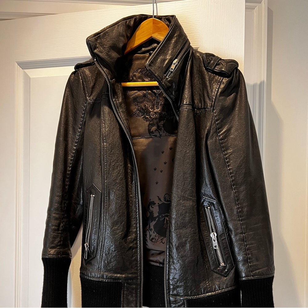 Mackage leather jacket